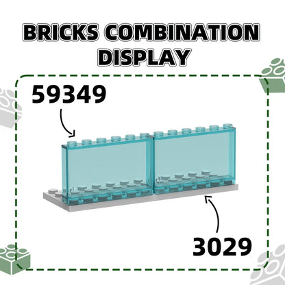 Wange 15PCS Lot 3029 4X12 Basic Board Building Blocks