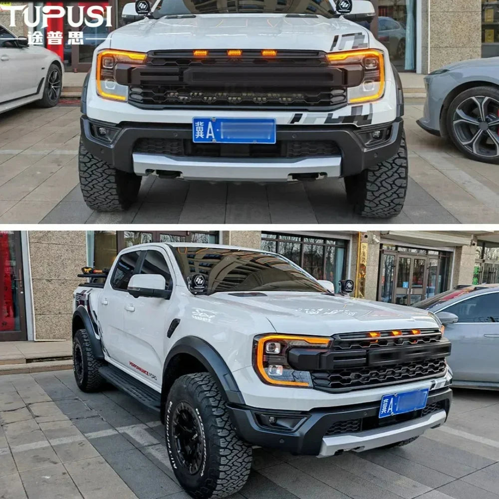 For Ford Ranger T9 Matrix 2023 Amber Headlight Function Frame