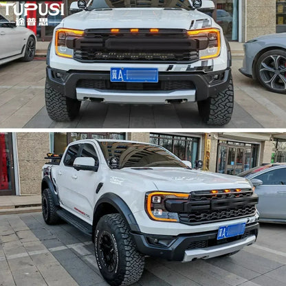 For Ford Ranger T9 Matrix 2023 Amber Headlight Function Frame