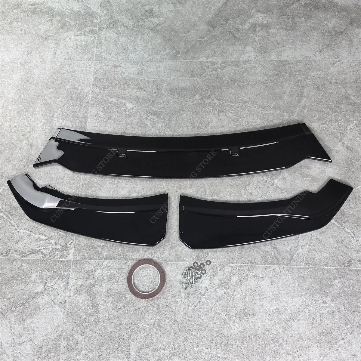 For BMW F32 F33 F36 Non-M Gloss Black Front Bumper Splitter Lip