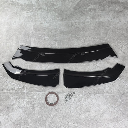 For BMW F32 F33 F36 Non-M Gloss Black Front Bumper Splitter Lip