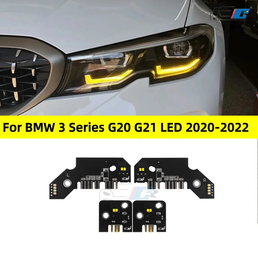 For BMW 3 Series G20 G21 G28 Yellow Drl Headlight Condition