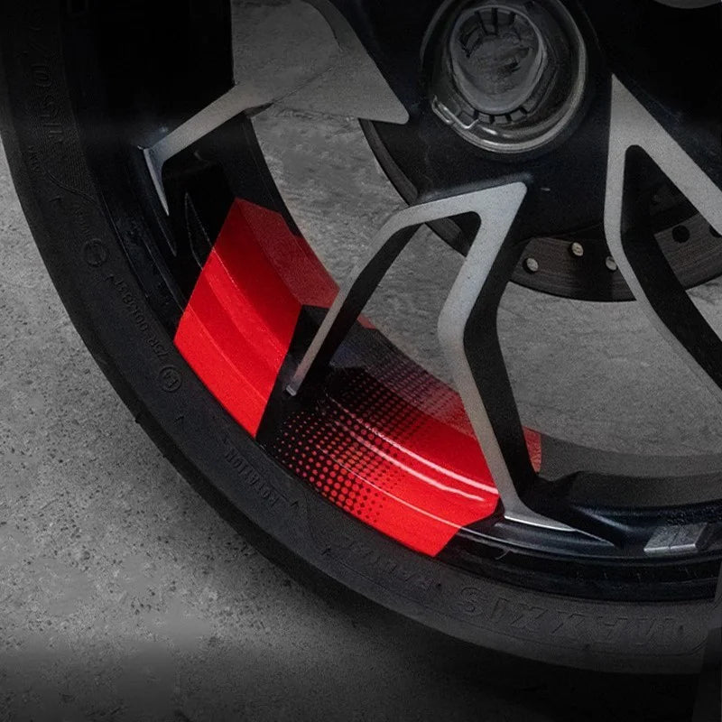 For Motorcycle Wheel Mod 1PC Geometric Arrow Wheel Sticker
