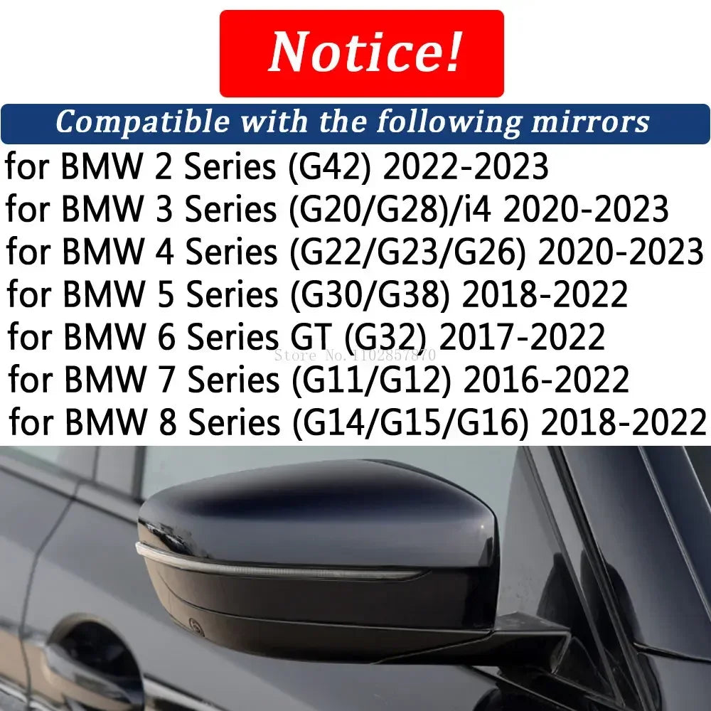 For BMW 6 Series Gt G32 Rhd Carbon Fiber Side Mirror Cover