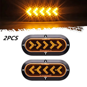 For DC12V 2PCS Rear Tail Sequential Arrow Turn Sgnal Warning