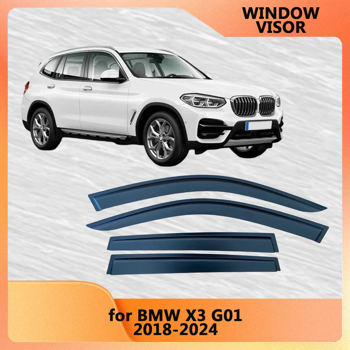 For BMW X3 G01 2018 2019 Window Visor 2020 2021 2022 2023 Wind