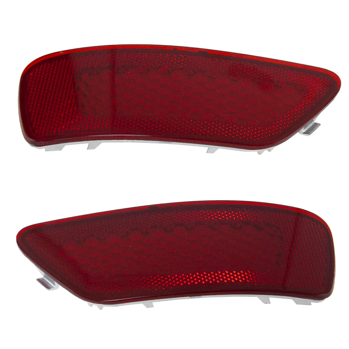 For Jeep Compass Grand Cherokee Dodge Red Rear Bumper Reflector