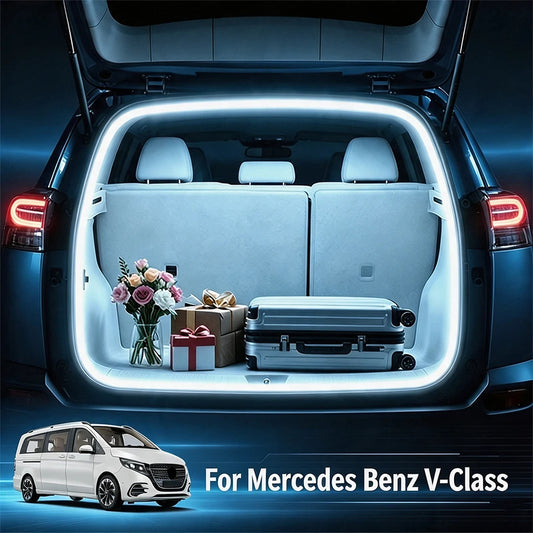 LED Car Trunk Light Strip For Mercedes Benz V-Class Rear Boot Light Auto Automatic Induction Atmosphere Lamp Modificatio