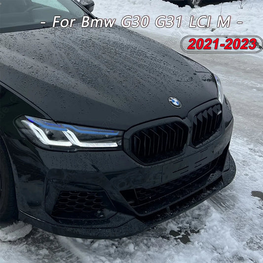 For BMW 5 Series G30 G31 Front Bumper Lip Spoiler G38 Lci M 520I