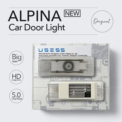 2PCS Door Welcome Projector Alpina B4 XD3 B7 No