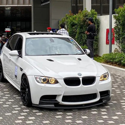 For BMW M3 E90 E92 E93 Gloss Black ABS Front Bumper Lip Splitter