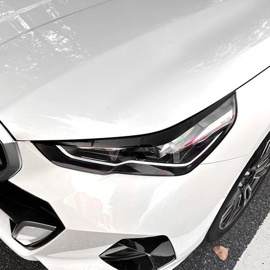 For BMW 5 Series I5 G60 2PCS Headlight Eyelids Head Eyebrow
