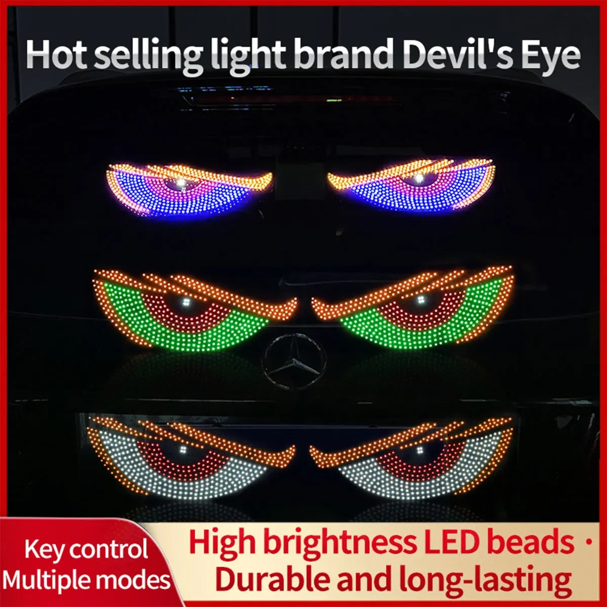 Truck Dynamic Eye Front Rear Window Screen Display Panel