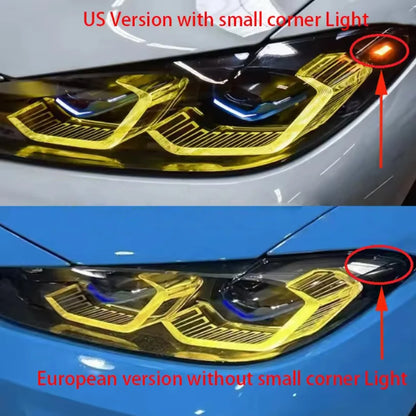 For BMW G80 G82 G22 G23 G26 Laser Headlight Upgrade Kit Left Right RGB DRL APP Control LED Module Direct Fit OEM Style 2