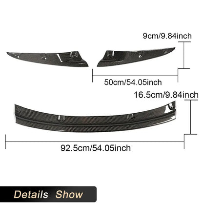 For BMW 8 Series G14 G15 Front Bumper Lip Spoiler G16 2018-2024