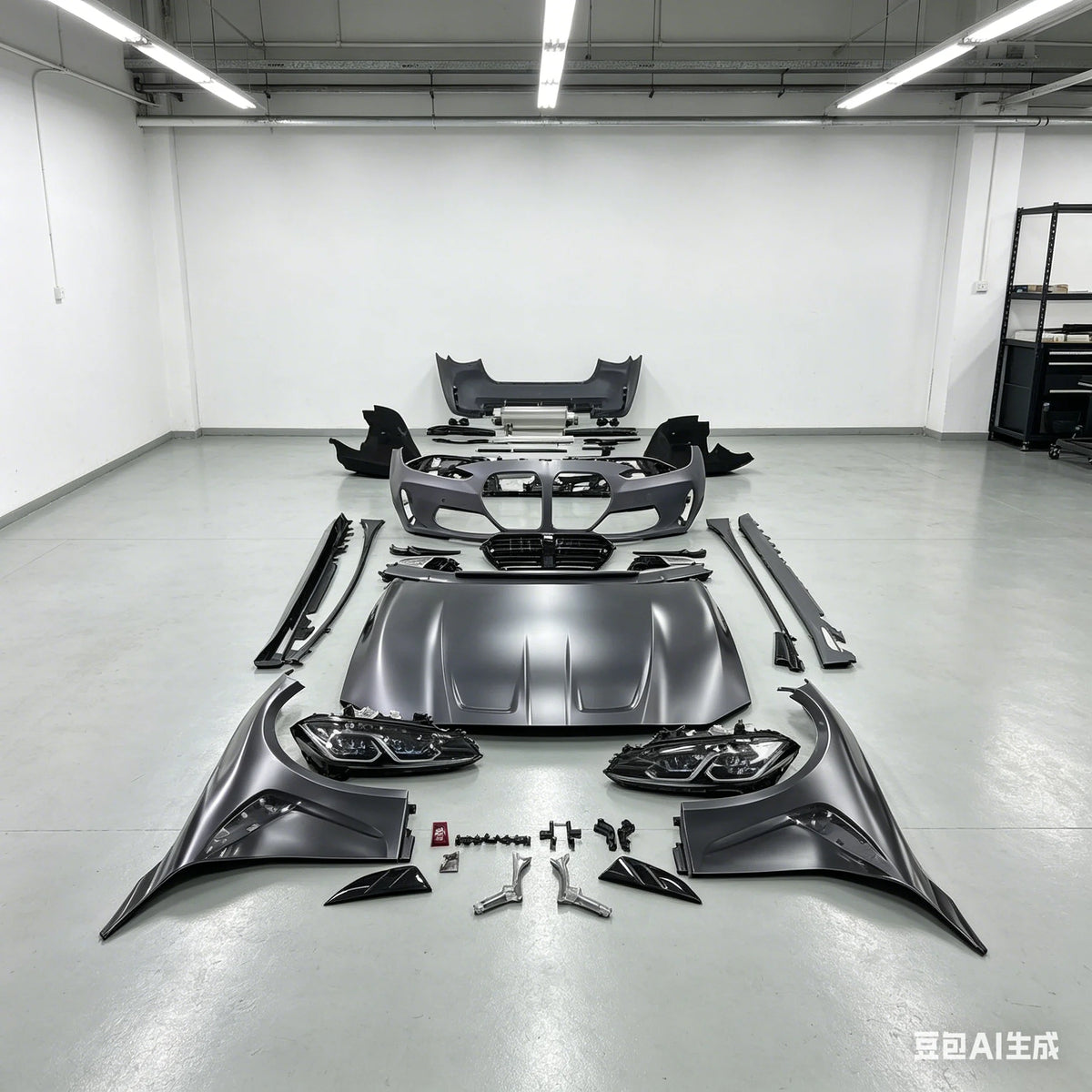 For 4 Series Body Kit F32 F33 F36 Upgrade G82 M4 Wide Body