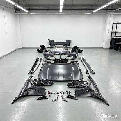 For 4 Series Body Kit F32 F33 F36 Upgrade G82 M4 Wide Body