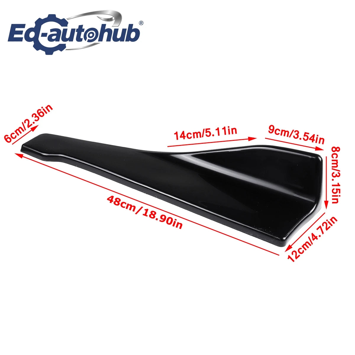 For 19-22 BMW G20 3 Series Gloss Black Rear Bumper Side Skirt