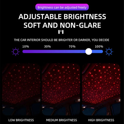 Starry Sky Atmosphere In RGB Fiber Optic Star Ceiling