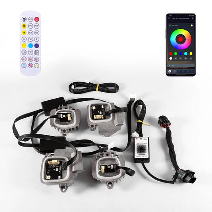 For BMW M3 M4 G80 G82 Laser Headlight Upgrade Set RGB Drl APP