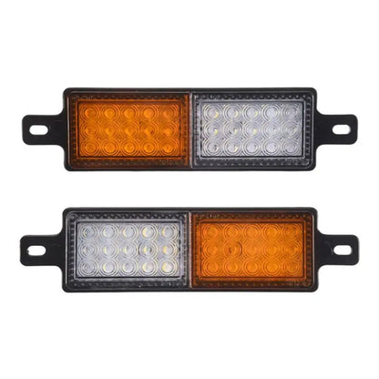 m63k-2pcs 12V Truck Bull Bar Bullbar Front Bumper Indicator