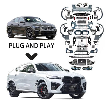 For X6 Series XDrive30i 30D 40I Stlf Factory Refit Body Kit M60I
