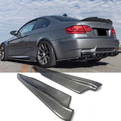 For BMW 3 Series E92 E93 Rear Bumper Splitters Fins M3 2007 2012