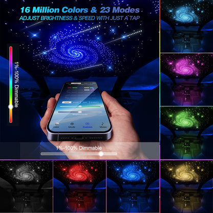 32W Rgbw Fiber Optic Star Ceiling Twinkle Meteor Effect