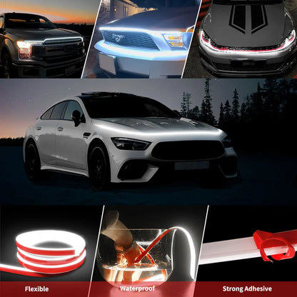 Hood Strip White Exterior Dynamic Flexible Fuse Protection