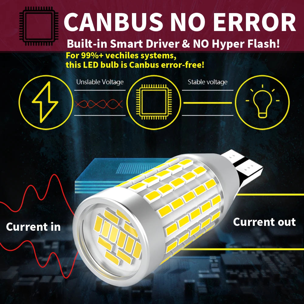 2000LM T16 T15 W16W Canbus Bulb Power 921 912