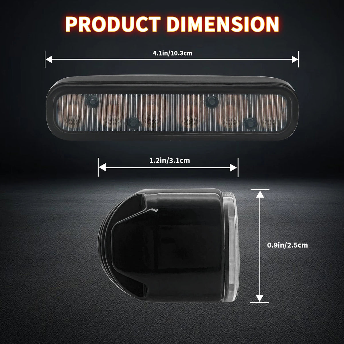 Laikesi Blue Warning Brightness Strobe Cars Trucks Construction