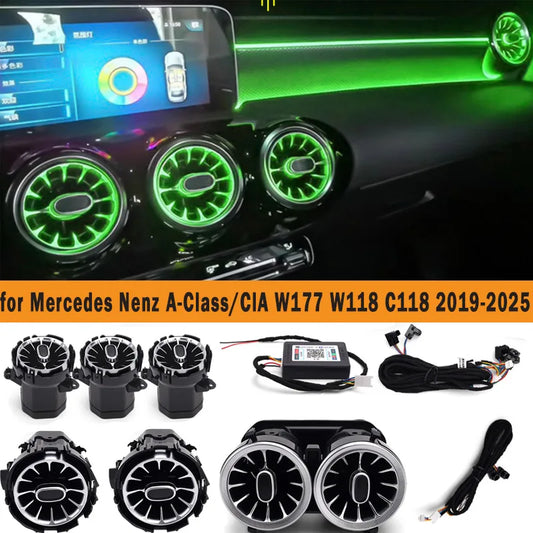 For Mercedes Nenz A-Class Cla W177 Air Vents Turbine APP