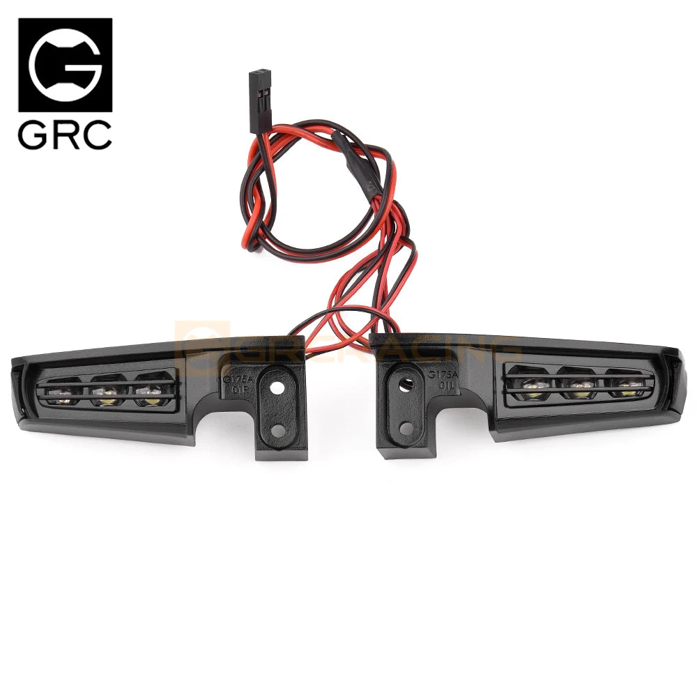 For 1 10 Rc Crawler Front Bumper Spotlight Fog Headlight ABS