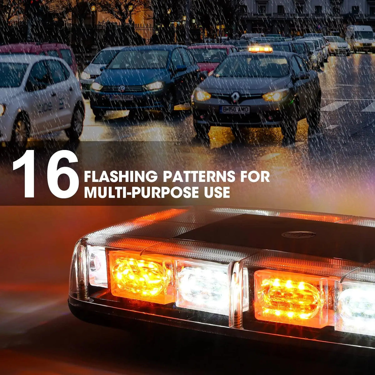 Beacon Lighting Rooftop Flash Warning Strobe Emergency Flashing