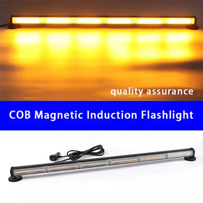 12V 24V Warning Amber Red Strobe Beacon Magnetic Yellow