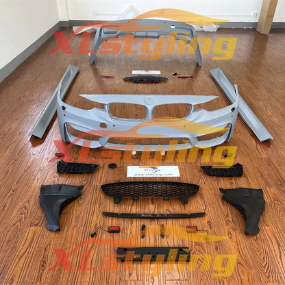 For BMW F30 Upgraded To M3 Design Arrivals Front Bumper Lips