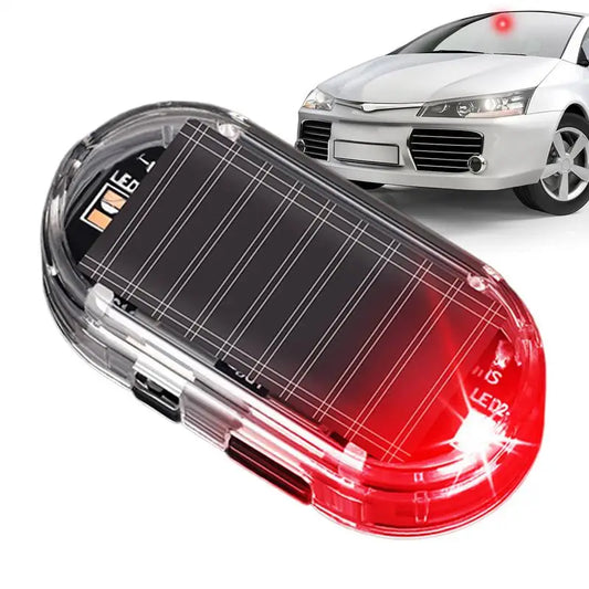 Solar Powered Fake Security Blue Red Flashing Simulated Dummys