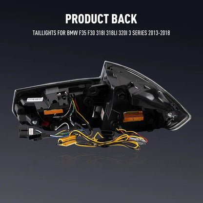 For BMW F35 F30 318I 318LI Pair Tail 320I Series 13-18 Reverse