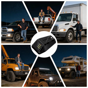 Trucks Cars Solar Truck Cab Pickup Roof Waterproof Marker