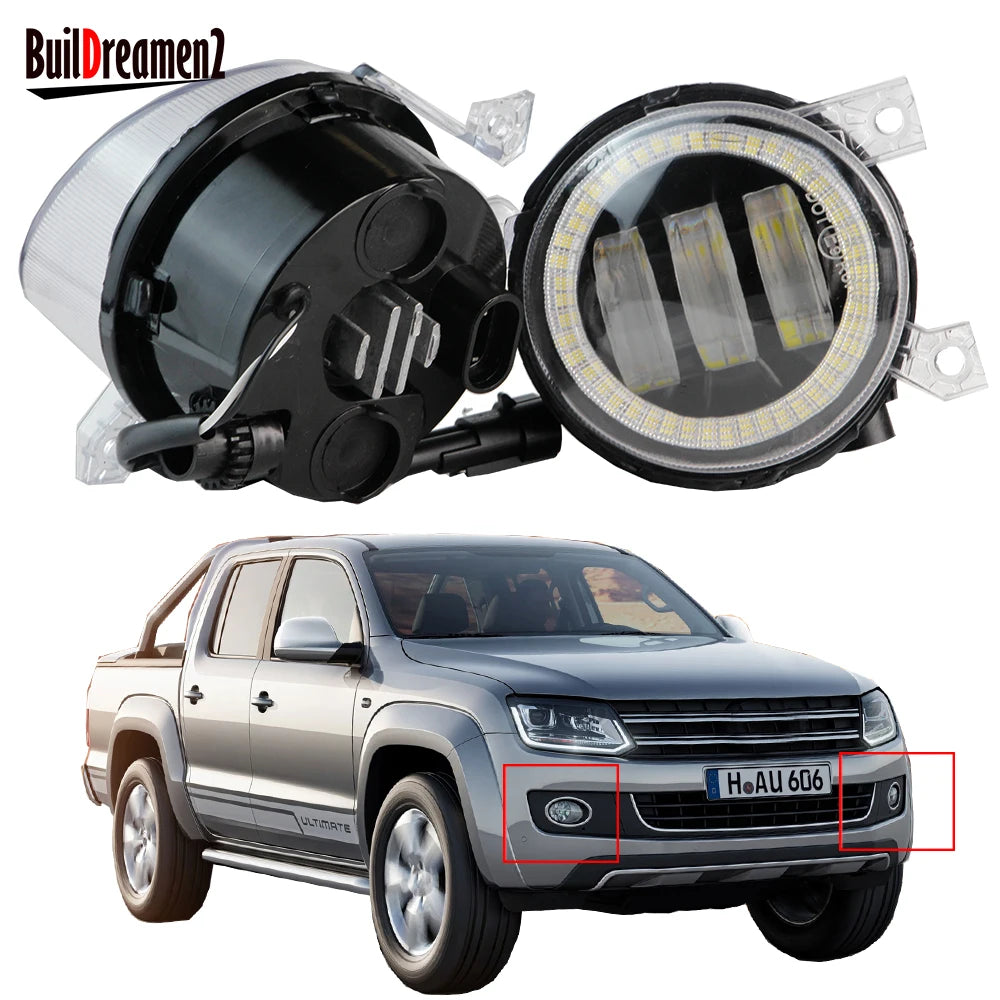 For Volkswagen VW Amarok 2010 2011 X 30W Fog Truck Angel Eye