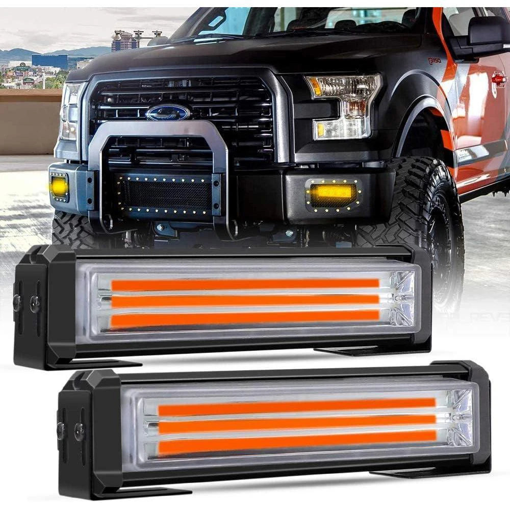 Strobe Flash Aluminum Amber Cars Trucks dc12-24v Voltage Systems
