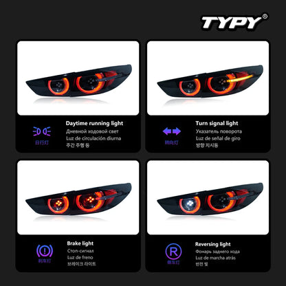For Mazda 3 Aexla Taillight 2020-2022 Typy Plug Play Taillights