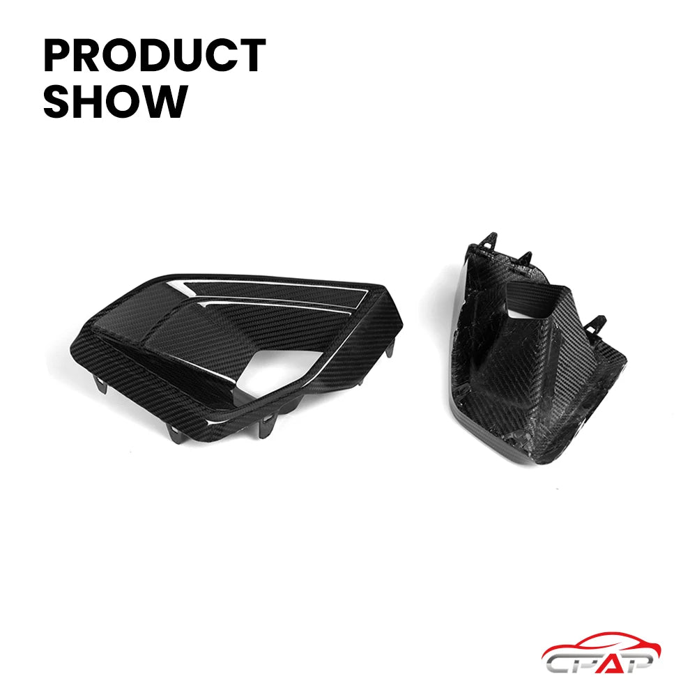 For BMW X5 Series G05 Lci Real Dry Carbon Fiber Front Air Duct