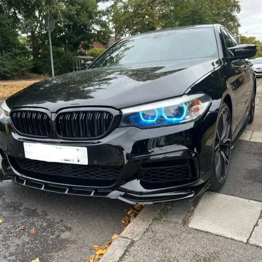 For 2017-20 BMW 5 Series G30 Ice Blue Red Yellow Headlight Angel