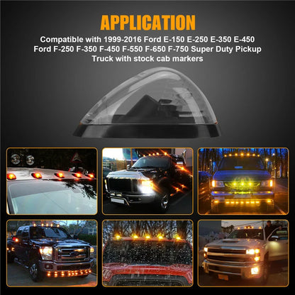 For Ford F-250 F-350 Off-Road Vehicles 5PCS Roof Upgrade Signal