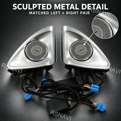4D Rotating Tweeters Ambient Lighting Compatible Mercedes-Benz