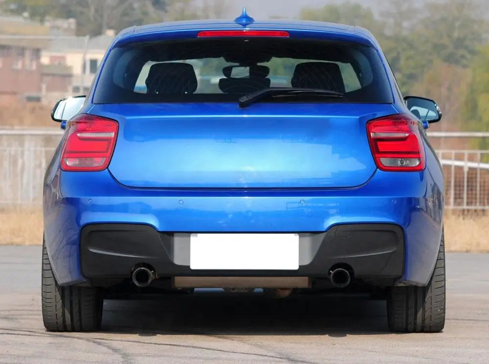 For BMW 1 Series F20 M Rear Bumper Lip Diffuser Gloss Black