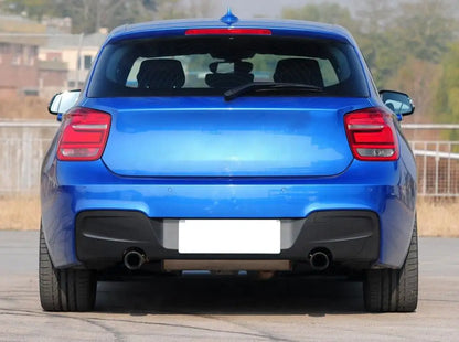 For BMW 1 Series F20 M Rear Bumper Lip Diffuser Gloss Black