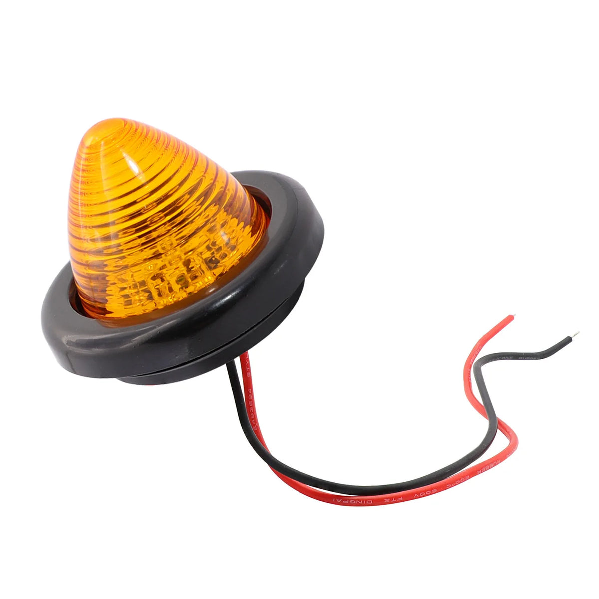 2PCS Cone Round Side Marker Rear Tracking Clearance Waterproof