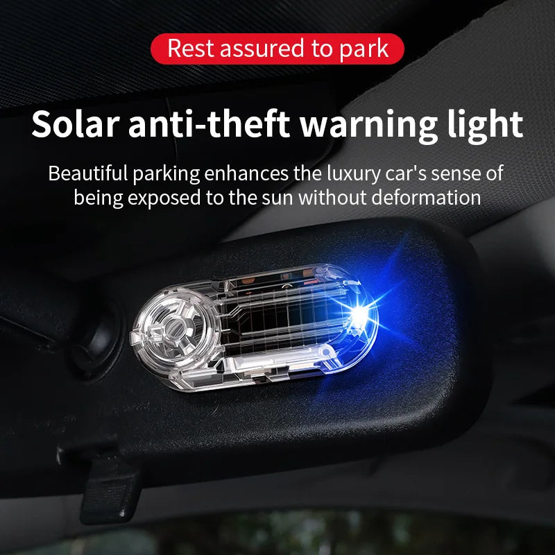 Solar Fake Security Simulated Dummy Alarm Wireless anti-theft